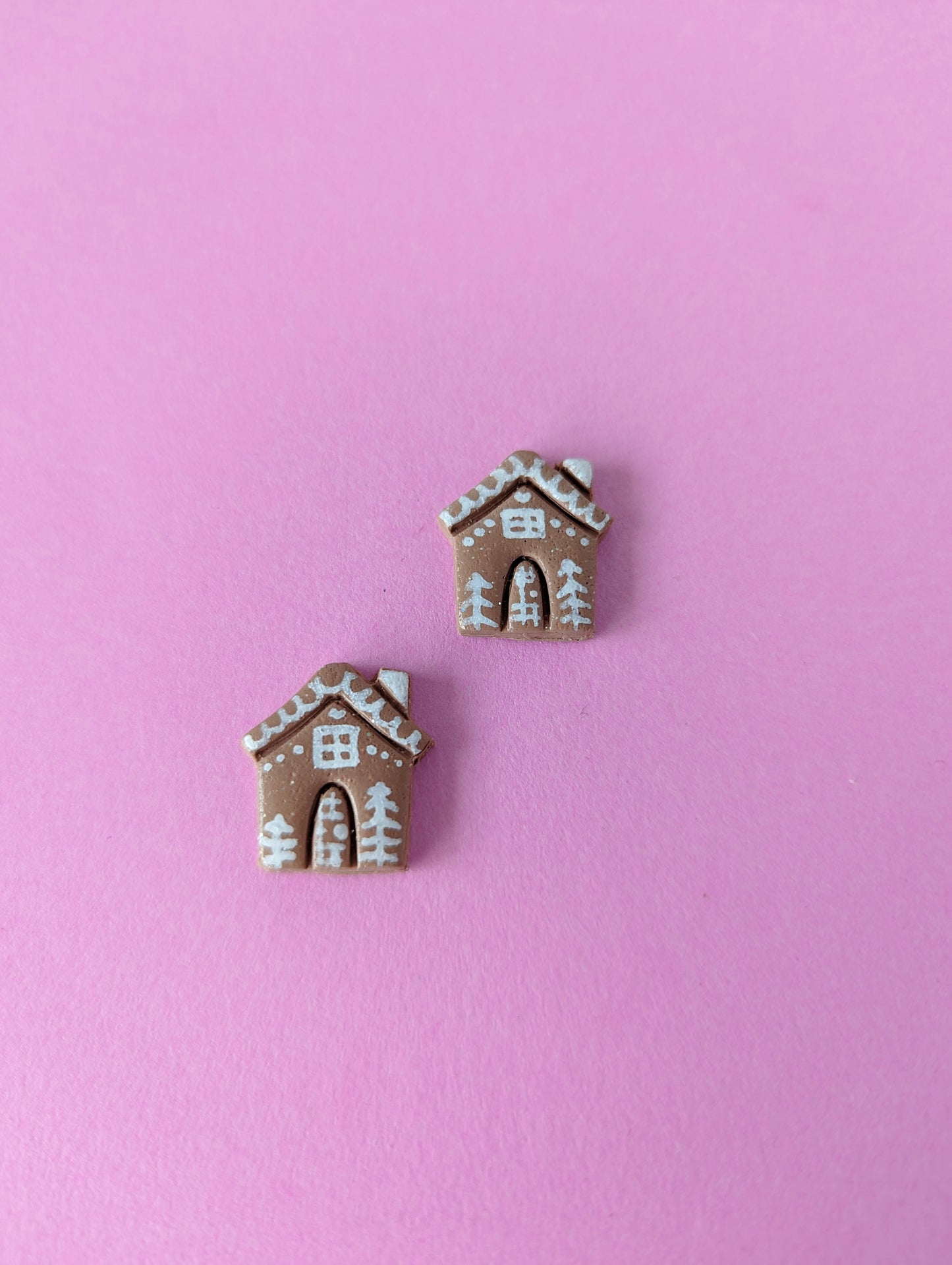 Gingerbread House Studs